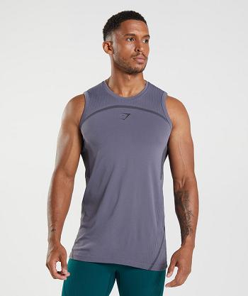 Gymshark 315 Seamless Linnen Herr Lila Svarta | SE 3979FDN